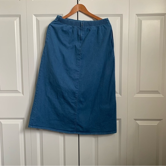 City Blues by KORET.  Women’s Full length, denim skirt. Size 14 - Picture 2 of 13